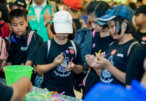 ภาพบรรยากาศการเข้าชมกิจกรรม คาราวานวิทยาศาสตร์ อพวช.