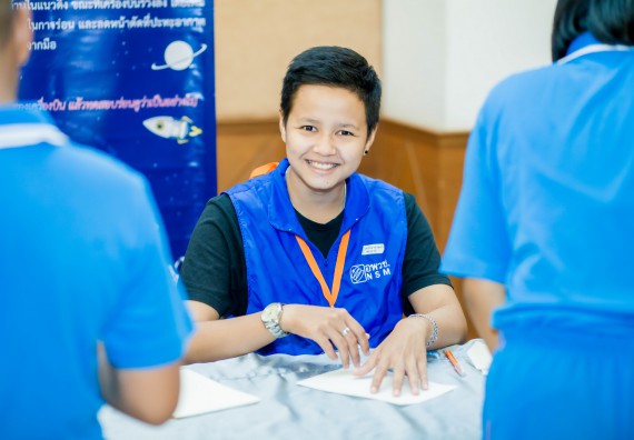 ภาพบรรยากาศการเข้าชมกิจกรรม คาราวานวิทยาศาสตร์ อพวช.