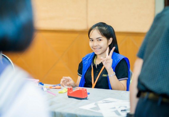 ภาพบรรยากาศการเข้าชมกิจกรรม คาราวานวิทยาศาสตร์ อพวช.