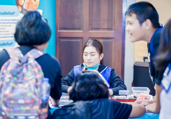 ภาพบรรยากาศการเข้าชมกิจกรรม คาราวานวิทยาศาสตร์ อพวช.