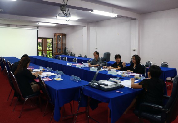 ภาพกิจกรรม คณะวิทยาศาสตร์และเทคโนโลยี จัดการประชุมคณะกรรมการประจำคณะวิทยาศาสตร์และเทคโนโลยี ครั้งที่ 1/2560