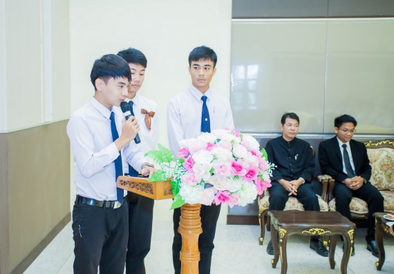 ภาพกิจกรรม ผู้บริหาร และนักศึกษาคณะวิทยาศาสตร์และเทคโนโลยี เข้าร่วมในพิธีมอบทุนการศึกษา จากมูลนิธิเพื่อเกื้อกูลการศึกษาในประเทศไทย (The SET Foundation)