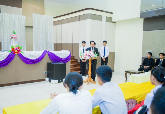 ภาพกิจกรรม ผู้บริหาร และนักศึกษาคณะวิทยาศาสตร์และเทคโนโลยี เข้าร่วมในพิธีมอบทุนการศึกษา จากมูลนิธิเพื่อเกื้อกูลการศึกษาในประเทศไทย (The SET Foundation)