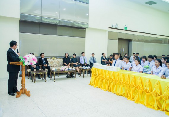 ภาพกิจกรรม ผู้บริหาร และนักศึกษาคณะวิทยาศาสตร์และเทคโนโลยี เข้าร่วมในพิธีมอบทุนการศึกษา จากมูลนิธิเพื่อเกื้อกูลการศึกษาในประเทศไทย (The SET Foundation)