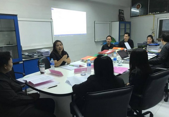 ภาพกิจกรรม หลักสูตรวิทยาศาสตร์สิ่งแวดล้อม จัดการตรวจประเมินคุณภาพภายใน ระดับหลักสูตรวิทยาศาสตร์สิ่งแวดล้อม