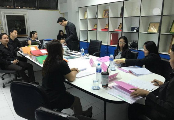 ภาพกิจกรรม หลักสูตรวิทยาศาสตร์สิ่งแวดล้อม จัดการตรวจประเมินคุณภาพภายใน ระดับหลักสูตรวิทยาศาสตร์สิ่งแวดล้อม