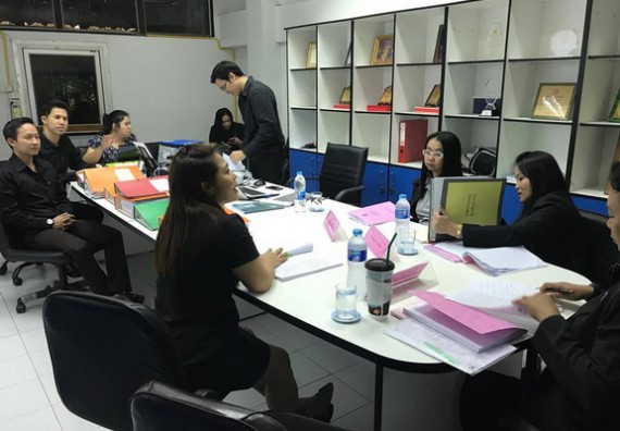 ภาพกิจกรรม หลักสูตรวิทยาศาสตร์สิ่งแวดล้อม จัดการตรวจประเมินคุณภาพภายใน ระดับหลักสูตรวิทยาศาสตร์สิ่งแวดล้อม