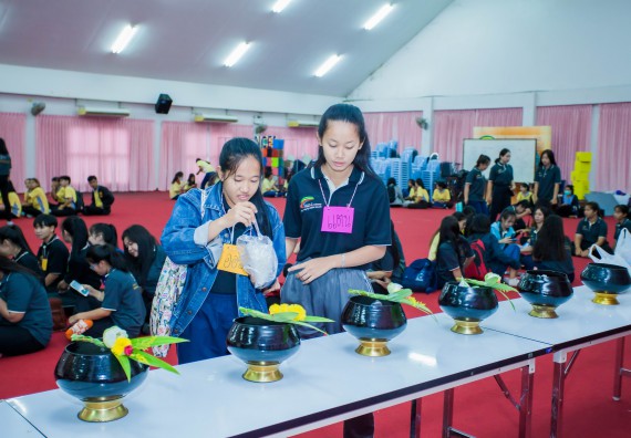 ภาพกิจกรรม คณะวิทยาศาสตร์และเทคโนโลยี จัดกิจกรรมทำบุญคณะวิทยาศาสตร์และเทคโนโลยี ประจำปี 2560