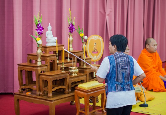 ภาพกิจกรรม คณะวิทยาศาสตร์และเทคโนโลยี จัดกิจกรรมทำบุญคณะวิทยาศาสตร์และเทคโนโลยี ประจำปี 2560