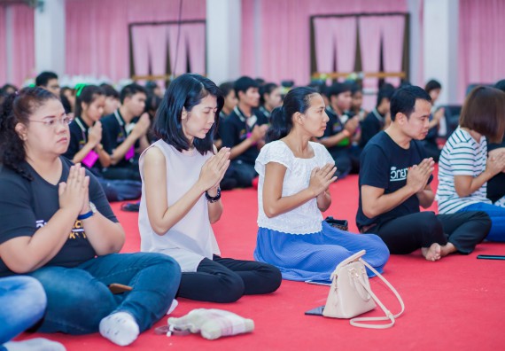 ภาพกิจกรรม คณะวิทยาศาสตร์และเทคโนโลยี จัดกิจกรรมทำบุญคณะวิทยาศาสตร์และเทคโนโลยี ประจำปี 2560