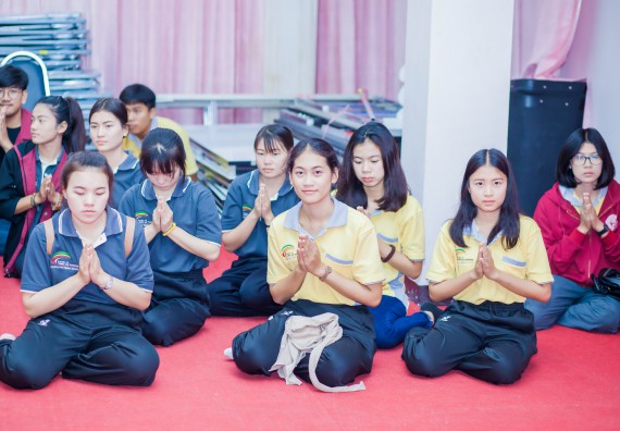 ภาพกิจกรรม คณะวิทยาศาสตร์และเทคโนโลยี จัดกิจกรรมทำบุญคณะวิทยาศาสตร์และเทคโนโลยี ประจำปี 2560