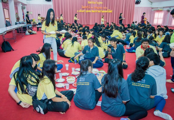 ภาพกิจกรรม คณะวิทยาศาสตร์และเทคโนโลยี จัดกิจกรรมทำบุญคณะวิทยาศาสตร์และเทคโนโลยี ประจำปี 2560