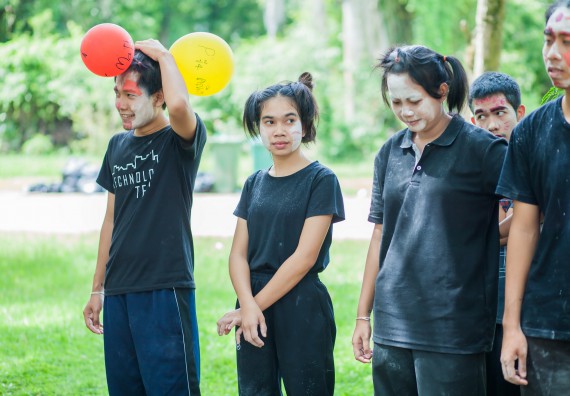 ภาพกิจกรรม สโมสรนักศึกษาคณะวิทยาศาสตร์และเทคโนโลยี จัดกิจกรรมสายสัมพันธ์น้องพี่ คณะวิทยาศาสตร์และเทคโนโลยี ประจำปี 2560