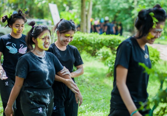 ภาพกิจกรรม สโมสรนักศึกษาคณะวิทยาศาสตร์และเทคโนโลยี จัดกิจกรรมสายสัมพันธ์น้องพี่ คณะวิทยาศาสตร์และเทคโนโลยี ประจำปี 2560