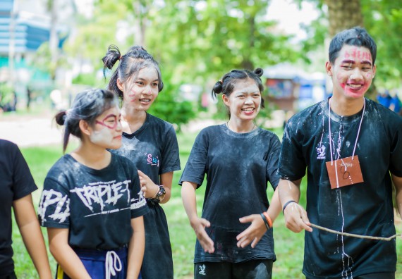 ภาพกิจกรรม สโมสรนักศึกษาคณะวิทยาศาสตร์และเทคโนโลยี จัดกิจกรรมสายสัมพันธ์น้องพี่ คณะวิทยาศาสตร์และเทคโนโลยี ประจำปี 2560
