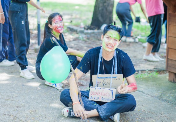 ภาพกิจกรรม สโมสรนักศึกษาคณะวิทยาศาสตร์และเทคโนโลยี จัดกิจกรรมสายสัมพันธ์น้องพี่ คณะวิทยาศาสตร์และเทคโนโลยี ประจำปี 2560