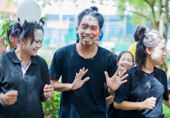 ภาพกิจกรรม สโมสรนักศึกษาคณะวิทยาศาสตร์และเทคโนโลยี จัดกิจกรรมสายสัมพันธ์น้องพี่ คณะวิทยาศาสตร์และเทคโนโลยี ประจำปี 2560