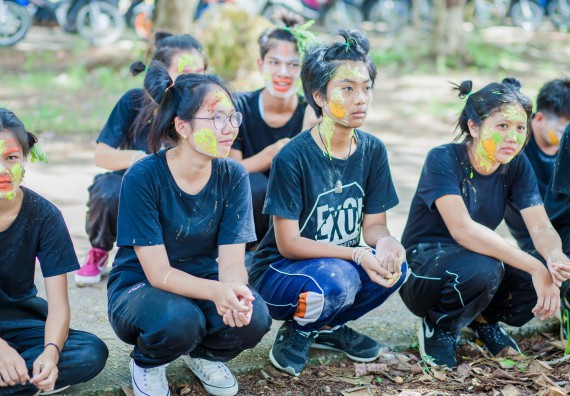 ภาพกิจกรรม สโมสรนักศึกษาคณะวิทยาศาสตร์และเทคโนโลยี จัดกิจกรรมสายสัมพันธ์น้องพี่ คณะวิทยาศาสตร์และเทคโนโลยี ประจำปี 2560