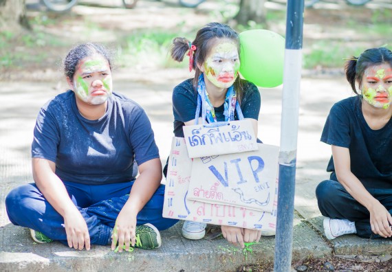 ภาพกิจกรรม สโมสรนักศึกษาคณะวิทยาศาสตร์และเทคโนโลยี จัดกิจกรรมสายสัมพันธ์น้องพี่ คณะวิทยาศาสตร์และเทคโนโลยี ประจำปี 2560