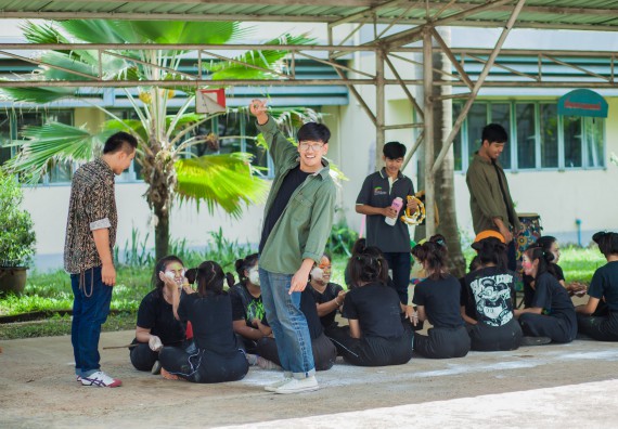 ภาพกิจกรรม สโมสรนักศึกษาคณะวิทยาศาสตร์และเทคโนโลยี จัดกิจกรรมสายสัมพันธ์น้องพี่ คณะวิทยาศาสตร์และเทคโนโลยี ประจำปี 2560