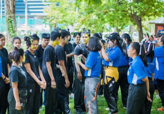 ภาพกิจกรรม สโมสรนักศึกษาคณะวิทยาศาสตร์และเทคโนโลยี จัดกิจกรรมสายสัมพันธ์น้องพี่ คณะวิทยาศาสตร์และเทคโนโลยี ประจำปี 2560