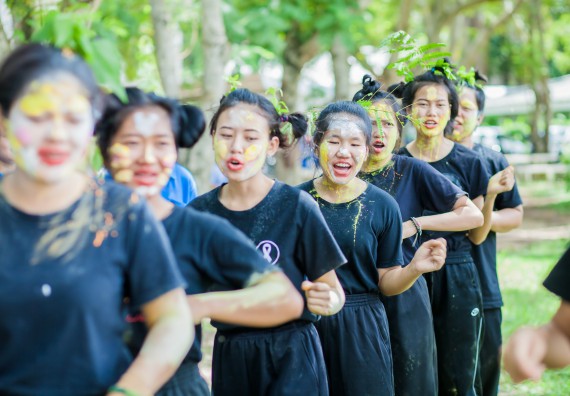 ภาพกิจกรรม สโมสรนักศึกษาคณะวิทยาศาสตร์และเทคโนโลยี จัดกิจกรรมสายสัมพันธ์น้องพี่ คณะวิทยาศาสตร์และเทคโนโลยี ประจำปี 2560