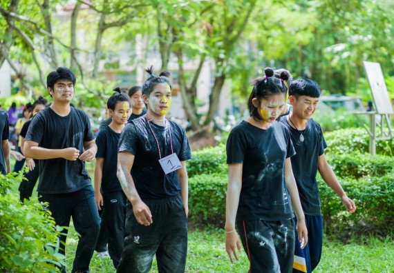 ภาพกิจกรรม สโมสรนักศึกษาคณะวิทยาศาสตร์และเทคโนโลยี จัดกิจกรรมสายสัมพันธ์น้องพี่ คณะวิทยาศาสตร์และเทคโนโลยี ประจำปี 2560