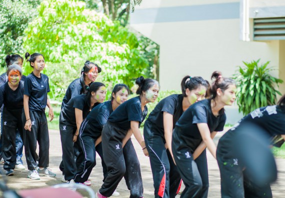 ภาพกิจกรรม สโมสรนักศึกษาคณะวิทยาศาสตร์และเทคโนโลยี จัดกิจกรรมสายสัมพันธ์น้องพี่ คณะวิทยาศาสตร์และเทคโนโลยี ประจำปี 2560