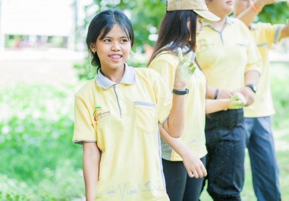 ภาพกิจกรรม สโมสรนักศึกษาคณะวิทยาศาสตร์และเทคโนโลยี จัดกิจกรรมสายสัมพันธ์น้องพี่ คณะวิทยาศาสตร์และเทคโนโลยี ประจำปี 2560