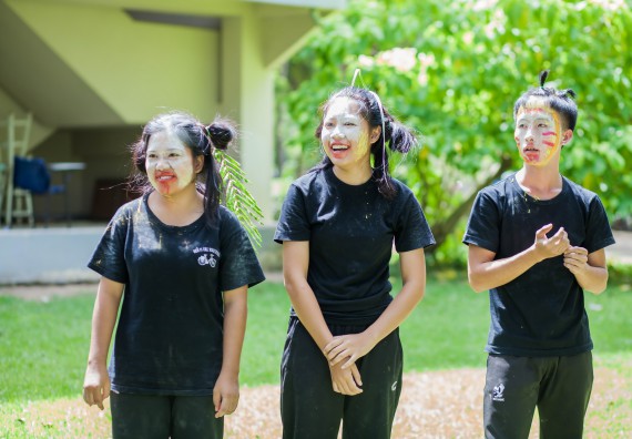 ภาพกิจกรรม สโมสรนักศึกษาคณะวิทยาศาสตร์และเทคโนโลยี จัดกิจกรรมสายสัมพันธ์น้องพี่ คณะวิทยาศาสตร์และเทคโนโลยี ประจำปี 2560