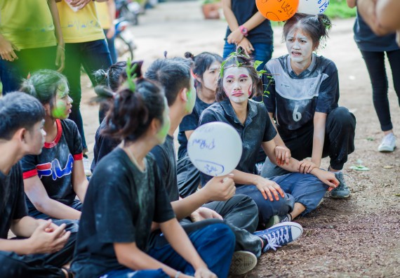 ภาพกิจกรรม สโมสรนักศึกษาคณะวิทยาศาสตร์และเทคโนโลยี จัดกิจกรรมสายสัมพันธ์น้องพี่ คณะวิทยาศาสตร์และเทคโนโลยี ประจำปี 2560