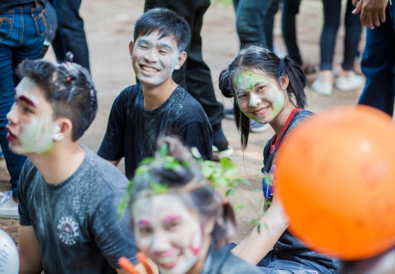 ภาพกิจกรรม สโมสรนักศึกษาคณะวิทยาศาสตร์และเทคโนโลยี จัดกิจกรรมสายสัมพันธ์น้องพี่ คณะวิทยาศาสตร์และเทคโนโลยี ประจำปี 2560