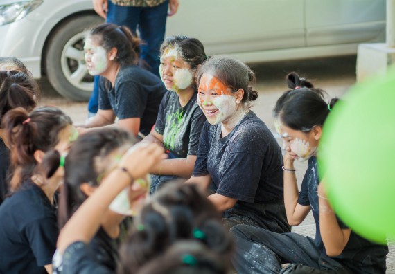 ภาพกิจกรรม สโมสรนักศึกษาคณะวิทยาศาสตร์และเทคโนโลยี จัดกิจกรรมสายสัมพันธ์น้องพี่ คณะวิทยาศาสตร์และเทคโนโลยี ประจำปี 2560