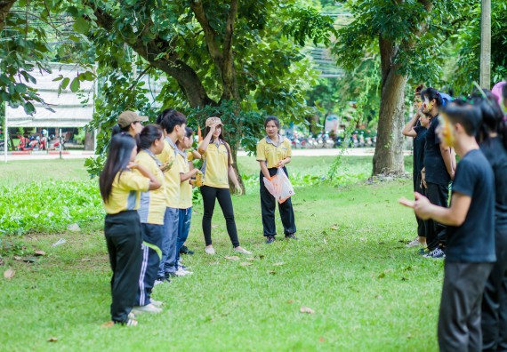 ภาพกิจกรรม สโมสรนักศึกษาคณะวิทยาศาสตร์และเทคโนโลยี จัดกิจกรรมสายสัมพันธ์น้องพี่ คณะวิทยาศาสตร์และเทคโนโลยี ประจำปี 2560