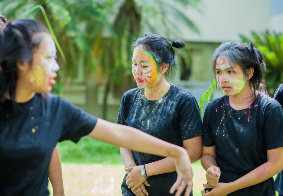 ภาพกิจกรรม สโมสรนักศึกษาคณะวิทยาศาสตร์และเทคโนโลยี จัดกิจกรรมสายสัมพันธ์น้องพี่ คณะวิทยาศาสตร์และเทคโนโลยี ประจำปี 2560