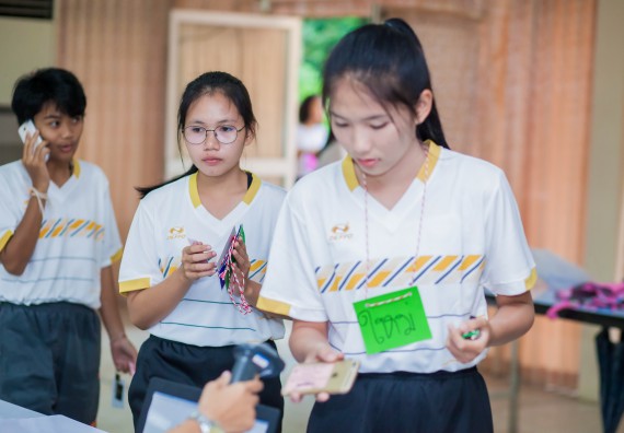 ภาพกิจกรรม คณะวิทยาศาสตร์และเทคโนโลยี จัดกิจกรรมบายศรีสู่ขวัญคณะวิทยาศาสตร์และเทคโนโลยี