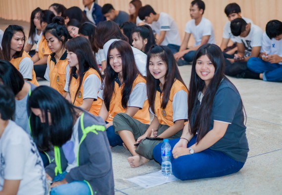 ภาพกิจกรรม คณะวิทยาศาสตร์และเทคโนโลยี จัดกิจกรรมบายศรีสู่ขวัญคณะวิทยาศาสตร์และเทคโนโลยี