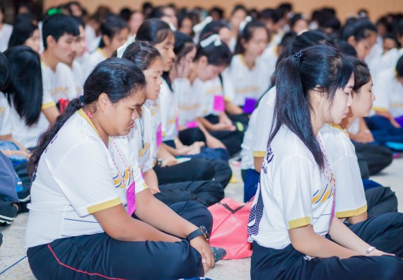 ภาพกิจกรรม คณะวิทยาศาสตร์และเทคโนโลยี จัดกิจกรรมบายศรีสู่ขวัญคณะวิทยาศาสตร์และเทคโนโลยี