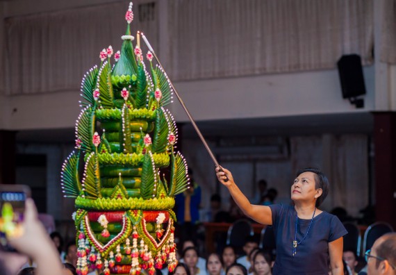 ภาพกิจกรรม คณะวิทยาศาสตร์และเทคโนโลยี จัดกิจกรรมบายศรีสู่ขวัญคณะวิทยาศาสตร์และเทคโนโลยี