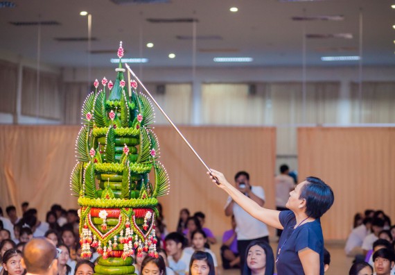 ภาพกิจกรรม คณะวิทยาศาสตร์และเทคโนโลยี จัดกิจกรรมบายศรีสู่ขวัญคณะวิทยาศาสตร์และเทคโนโลยี