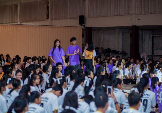 ภาพกิจกรรม คณะวิทยาศาสตร์และเทคโนโลยี จัดกิจกรรมบายศรีสู่ขวัญคณะวิทยาศาสตร์และเทคโนโลยี