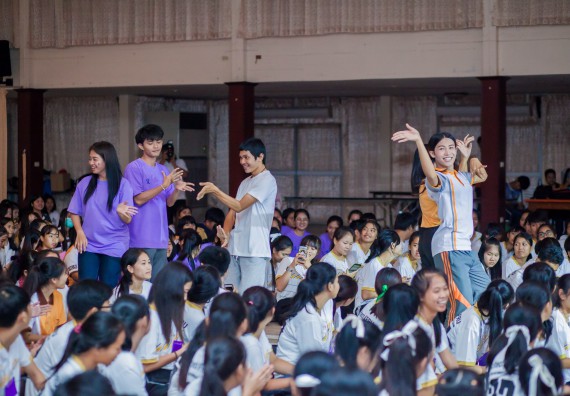 ภาพกิจกรรม คณะวิทยาศาสตร์และเทคโนโลยี จัดกิจกรรมบายศรีสู่ขวัญคณะวิทยาศาสตร์และเทคโนโลยี