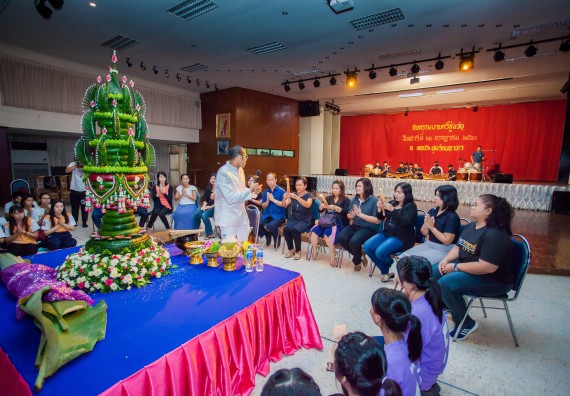 ภาพกิจกรรม คณะวิทยาศาสตร์และเทคโนโลยี จัดกิจกรรมบายศรีสู่ขวัญคณะวิทยาศาสตร์และเทคโนโลยี