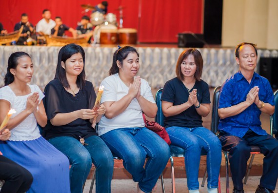 ภาพกิจกรรม คณะวิทยาศาสตร์และเทคโนโลยี จัดกิจกรรมบายศรีสู่ขวัญคณะวิทยาศาสตร์และเทคโนโลยี