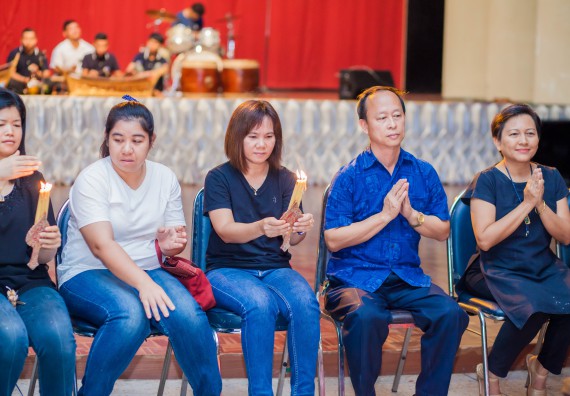 ภาพกิจกรรม คณะวิทยาศาสตร์และเทคโนโลยี จัดกิจกรรมบายศรีสู่ขวัญคณะวิทยาศาสตร์และเทคโนโลยี