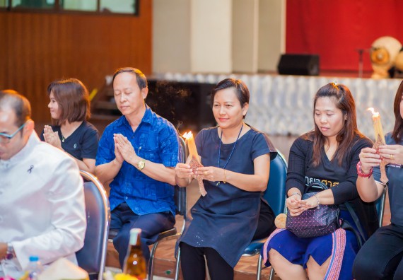 ภาพกิจกรรม คณะวิทยาศาสตร์และเทคโนโลยี จัดกิจกรรมบายศรีสู่ขวัญคณะวิทยาศาสตร์และเทคโนโลยี