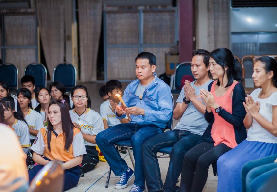 ภาพกิจกรรม คณะวิทยาศาสตร์และเทคโนโลยี จัดกิจกรรมบายศรีสู่ขวัญคณะวิทยาศาสตร์และเทคโนโลยี