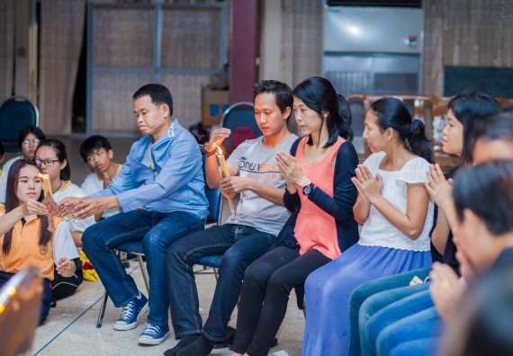 ภาพกิจกรรม คณะวิทยาศาสตร์และเทคโนโลยี จัดกิจกรรมบายศรีสู่ขวัญคณะวิทยาศาสตร์และเทคโนโลยี