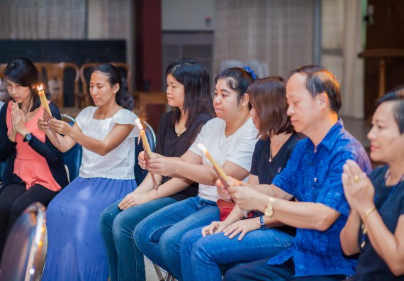 ภาพกิจกรรม คณะวิทยาศาสตร์และเทคโนโลยี จัดกิจกรรมบายศรีสู่ขวัญคณะวิทยาศาสตร์และเทคโนโลยี