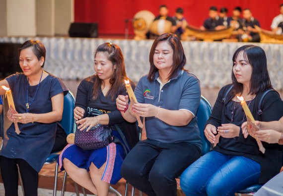 ภาพกิจกรรม คณะวิทยาศาสตร์และเทคโนโลยี จัดกิจกรรมบายศรีสู่ขวัญคณะวิทยาศาสตร์และเทคโนโลยี